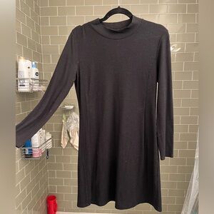 Madewell smock neck mini long sleeved dress